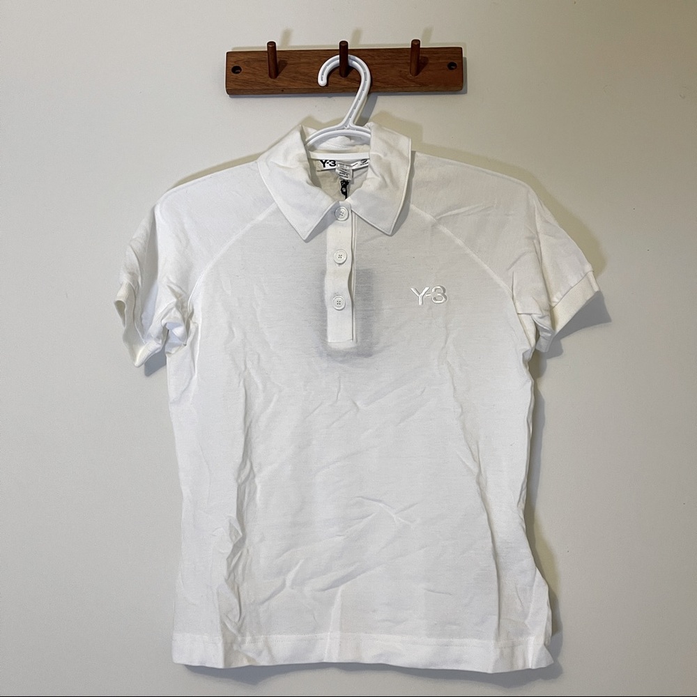 NWT Y3 Yohju Yamamoto adidas polo shirt size S
